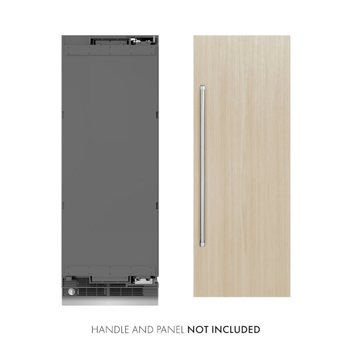 ZLINE 30 in. 16.7 cu. ft. Panel Ready Column Refrigerator with Graphite Gray Interior, Open Box-Excellent Condition