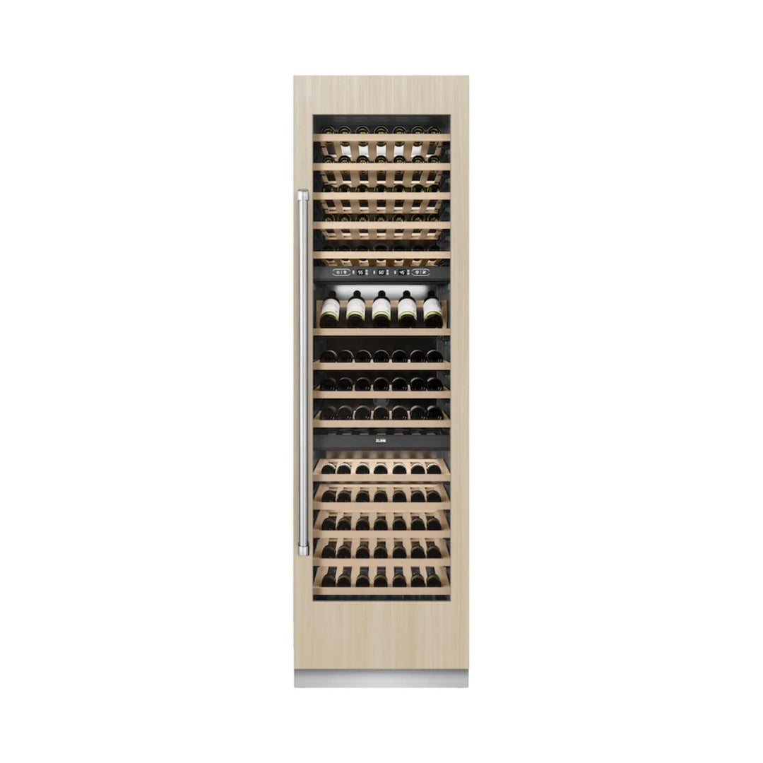 ZLINE 24-Inch 12.4 Cu. Ft. Autograph Edition Triple Zone Panel Ready Column Wine Cooler