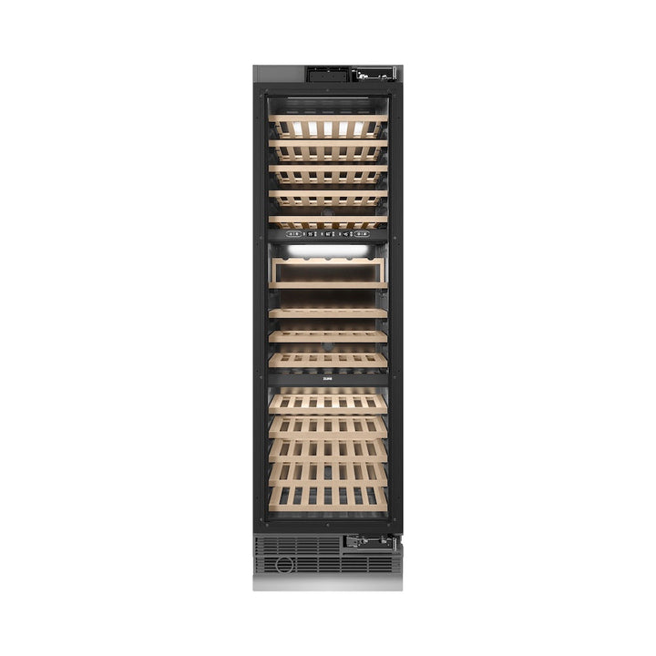 ZLINE 24 in. 12.4 cu. ft. Triple Zone 100 Bottle Panel Ready Column Wine Cooler, Open Box-Excellent Condition