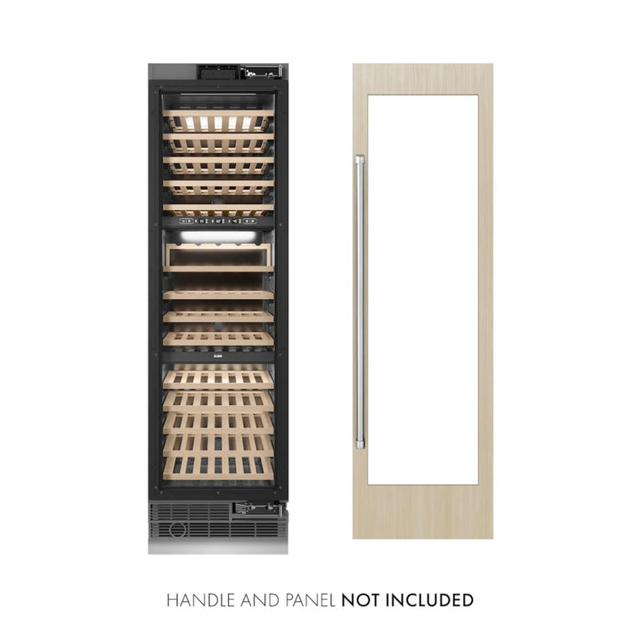 ZLINE 24-Inch 12.4 Cu. Ft. Autograph Edition Triple Zone Panel Ready Column Wine Cooler