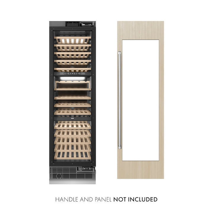 ZLINE 24 in. 12.4 cu. ft. Triple Zone 100 Bottle Panel Ready Column Wine Cooler, Open Box-Excellent Condition