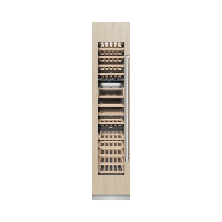 ZLINE 18 in. 9.0 cu. ft. Triple Zone 68 Bottle Panel Ready Left Hinge Column Wine Cooler, Open Box-Excellent Condition