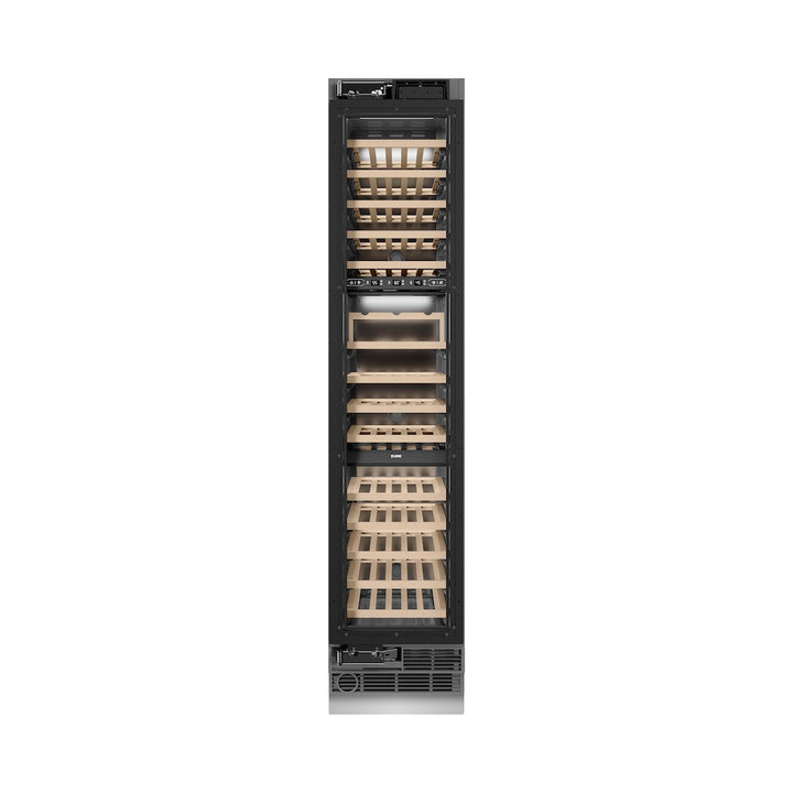 ZLINE 18 in. 9.0 cu. ft. Triple Zone 68 Bottle Panel Ready Left Hinge Column Wine Cooler, Open Box-Excellent Condition