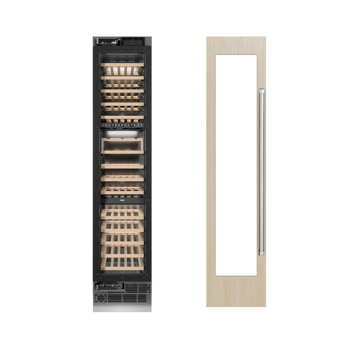 ZLINE 18-Inch 9.0 Cu. Ft. Triple Zone Panel Ready Left Hinge Column Wine Cooler