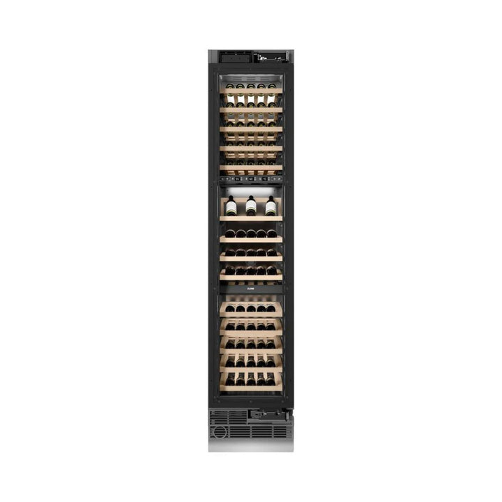 ZLINE 18-Inch 9.0 Cu. Ft. Autograph Edition Triple Zone Panel Ready Right Hinge Column Wine Cooler