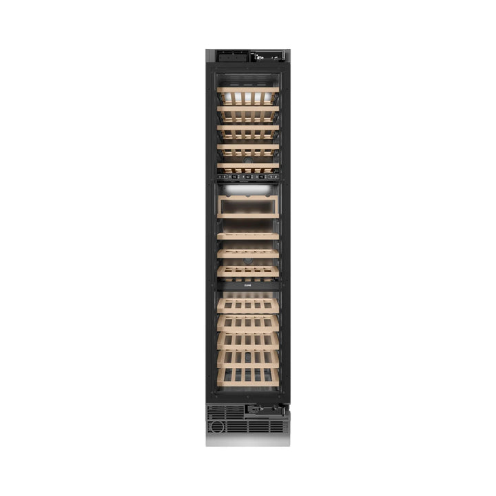 ZLINE 18-Inch 9.0 Cu. Ft. Autograph Edition Triple Zone Panel Ready Right Hinge Column Wine Cooler