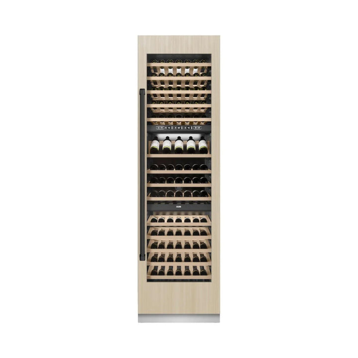ZLINE 24-Inch 44-Bottle 4.8 Cu. Ft. Autograph Edition Dual Zone Built-In/Free Standing Wine Cooler with Matte Black Accents