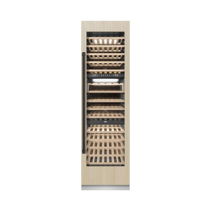 ZLINE 24-Inch 44-Bottle 4.8 Cu. Ft. Autograph Edition Dual Zone Built-In/Free Standing Wine Cooler with Matte Black Accents
