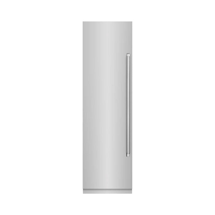 ZLINE 24-Inch Column Freezer in Stainless Steel with Graphite Gray Interior