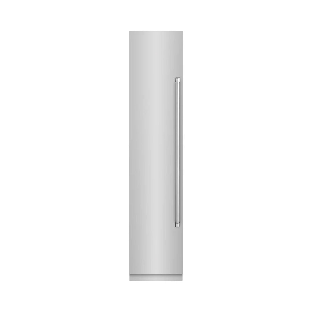ZLINE 18-Inch Left Hinge Column Freezer in Stainless Steel with Graphite Gray Interior