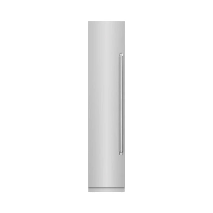 ZLINE 18-Inch Left Hinge Column Freezer in Stainless Steel with Graphite Gray Interior