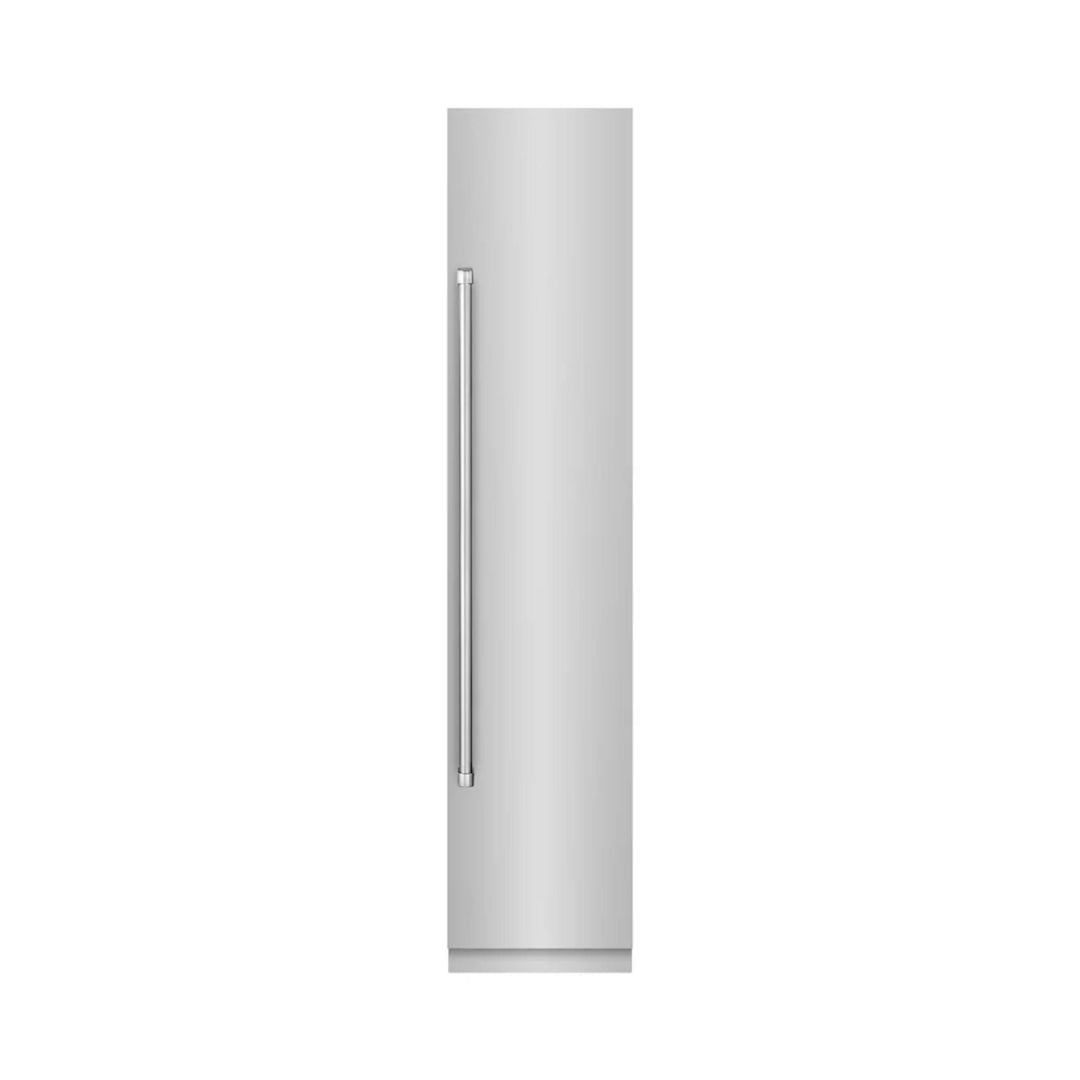 ZLINE 18-Inch Right Hinge Column Freezer in Stainless Steel with Graphite Gray Interior