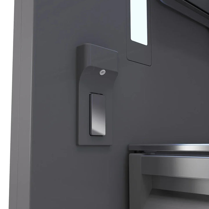 ZLINE Built-In 72-in Bottom Freezer Refrigerators with Graphite Gray Interior