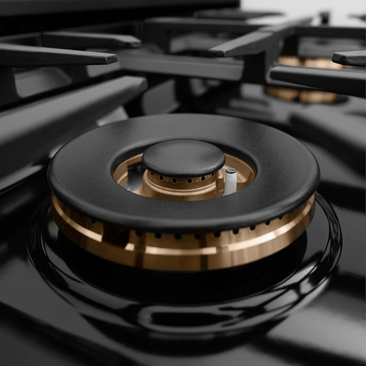 ZLINE 30 in. Classic Gas Rangetop with 4 Burner DuoPro™ Cooktop in Black Stainless Steel (PCRTB-30)