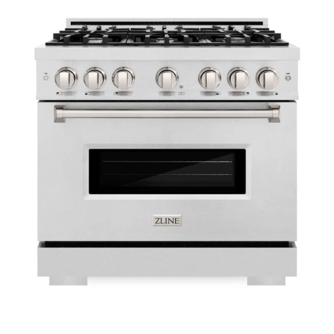 ZLINE Classic Dual Fuel Ranges Satin Stainless Steel Finish