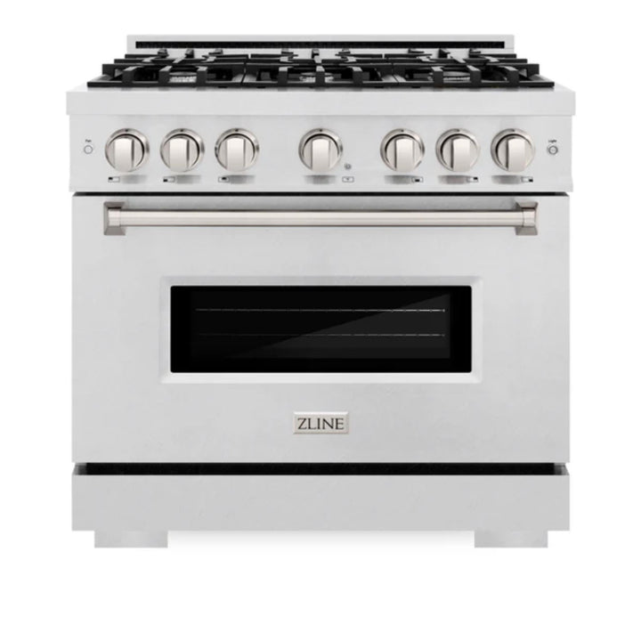 ZLINE Classic Dual Fuel Ranges Satin Stainless Steel Finish