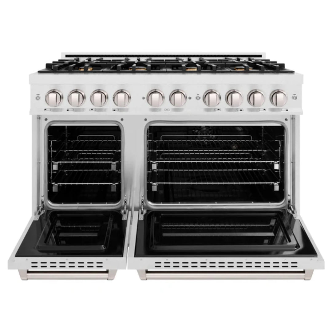 ZLINE Classic Dual Fuel Range Collection with Brass Burners