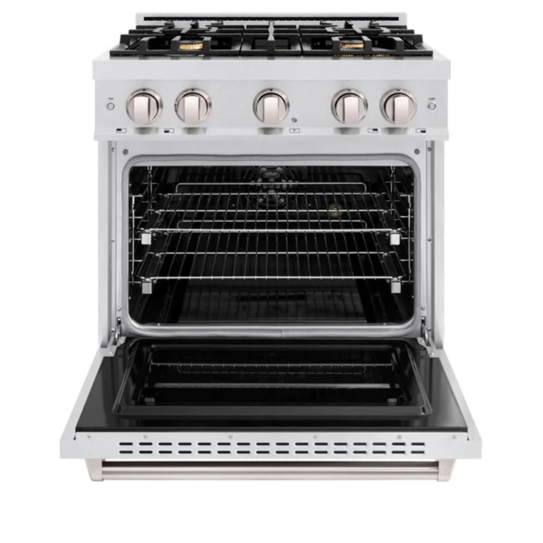 ZLINE Classic Dual Fuel Range Collection with Brass Burners