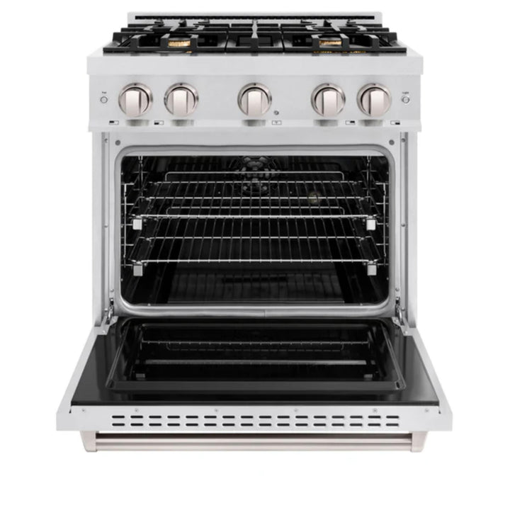 ZLINE Classic Dual Fuel Range Collection with Brass Burners