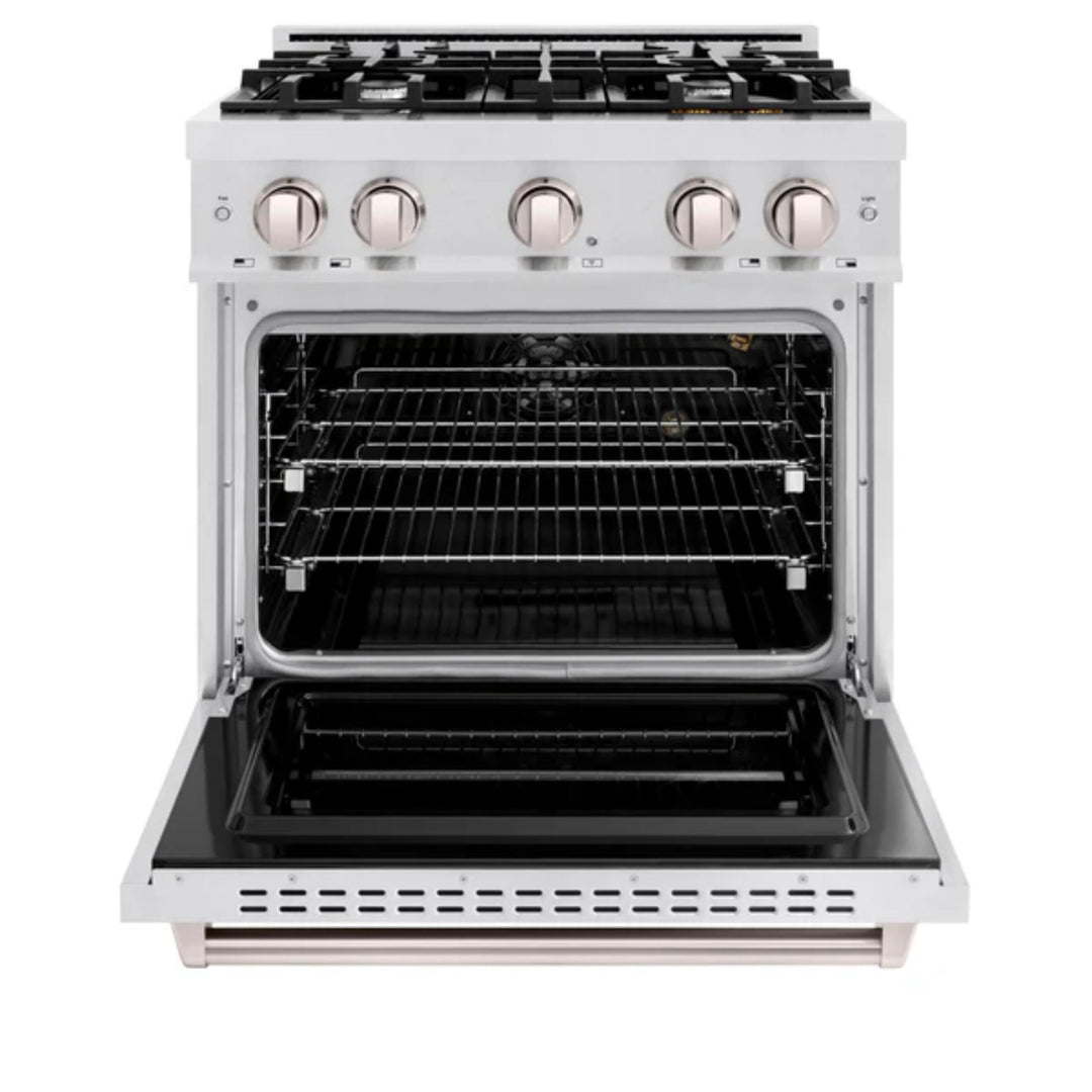 ZLINE Classic Gas Range with Convection Gas Oven Series in Satin Stainless Steel