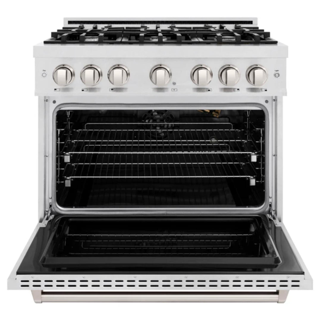 ZLINE Classic Gas Range with Convection Gas Oven Series in Satin Stainless Steel