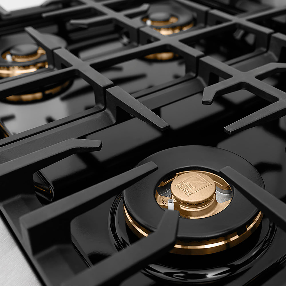 ZLINE 30 in. Classic Gas Rangetop with 4 Burner DuoPro™ Cooktop in Satin Stainless Steel, Open Box-Excellent Condition
