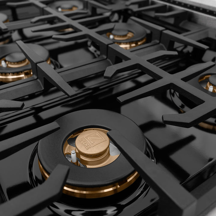 ZLINE 48 in. Classic Gas Rangetop with 8 Burner DuoPro™ Cooktop in Satin Stainless Steel (PCRTS-48)