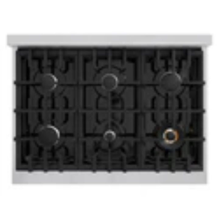 ZLINE Classic Gas Range in Stainless Steel with White Matte Doors