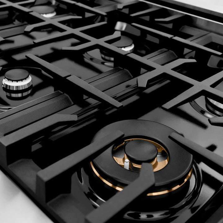 ZLINE 48 in. Classic Gas Rangetop with 8 Burners and Porcelain Cooktop in Stainless Steel, Open Box-Excellent Condition