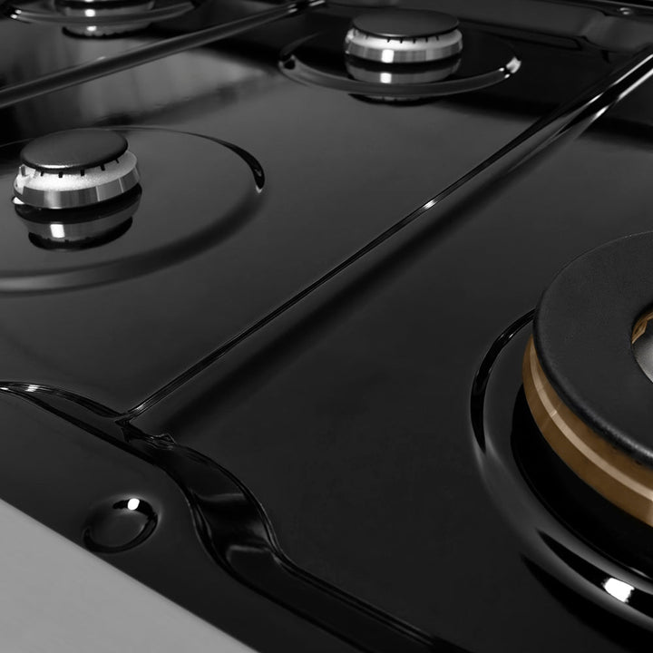 ZLINE 48 in. Classic Gas Rangetop with 8 Burners and Porcelain Cooktop in Stainless Steel, Open Box-Excellent Condition