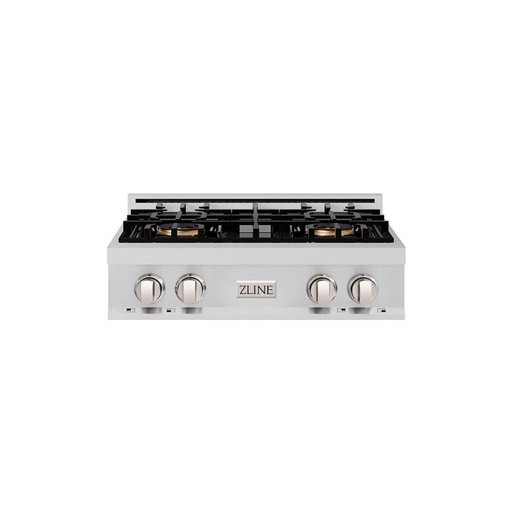 ZLINE 30 in. Classic Gas Rangetop with 4 Burner DuoPro™ Cooktop in Stainless Steel (PCRT30)