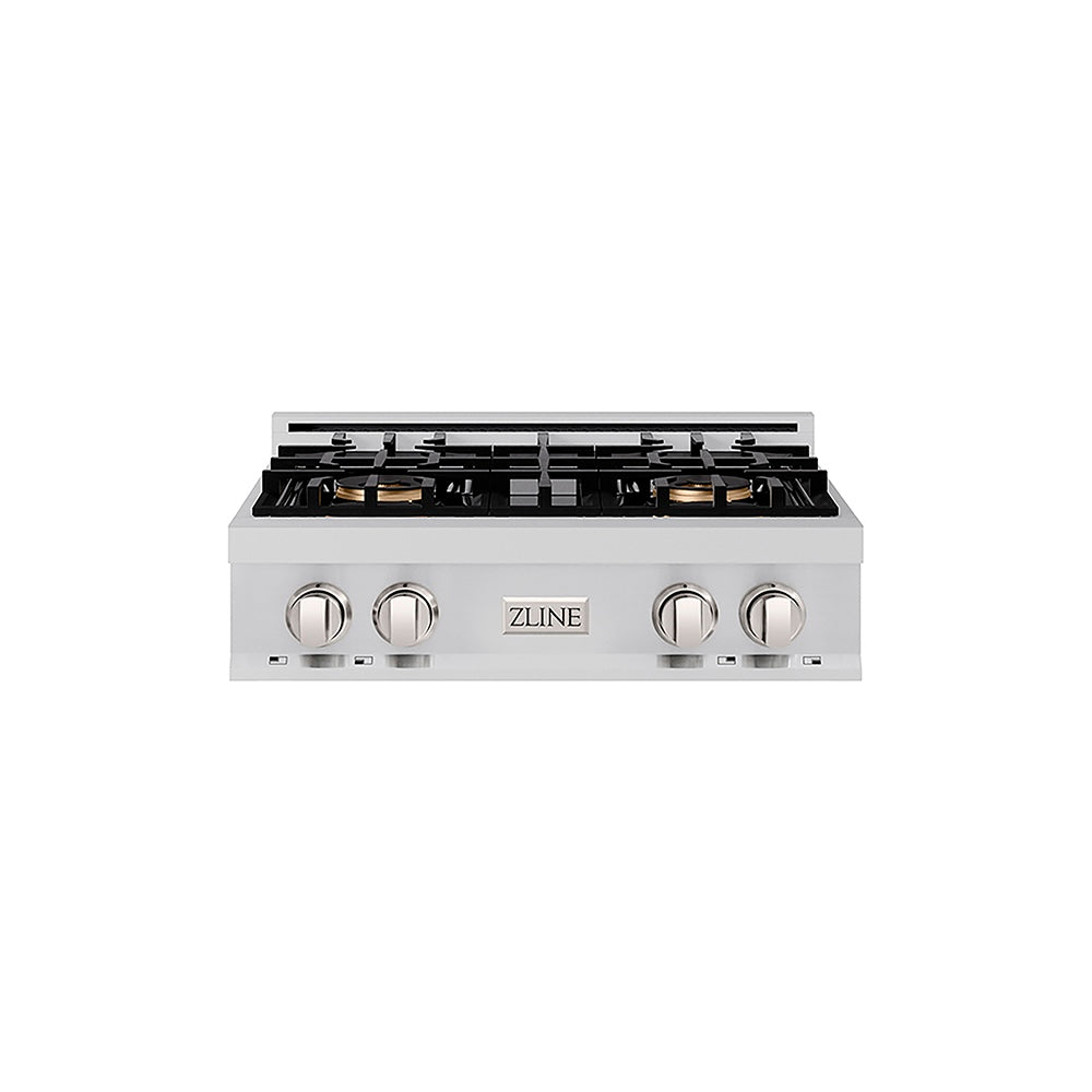 ZLINE 30 in. Classic Gas Rangetop with 4 Burner DuoPro™ Cooktop in Stainless Steel, Open Box-Excellent Condition