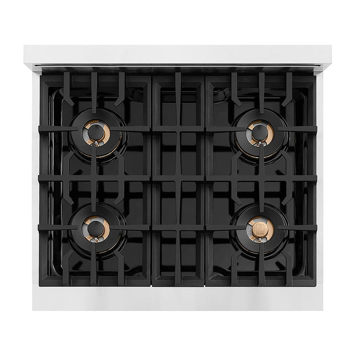 ZLINE 30 in. Classic Gas Rangetop with 4 Burner DuoPro™ Cooktop in Stainless Steel, Open Box-Excellent Condition