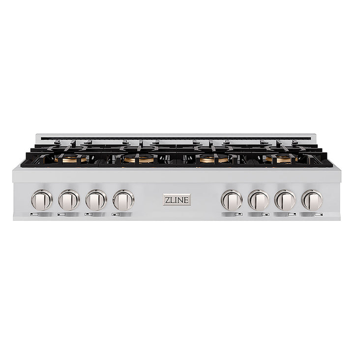 ZLINE 48 in. Classic Gas Rangetop with 8 Burner DuoPro™ Cooktop in Stainless Steel, Open Box-Excellent Condition