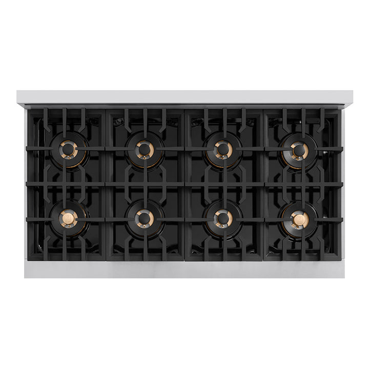 ZLINE 48 in. Classic Gas Rangetop with 8 Burner DuoPro™ Cooktop in Stainless Steel (PCRT48)