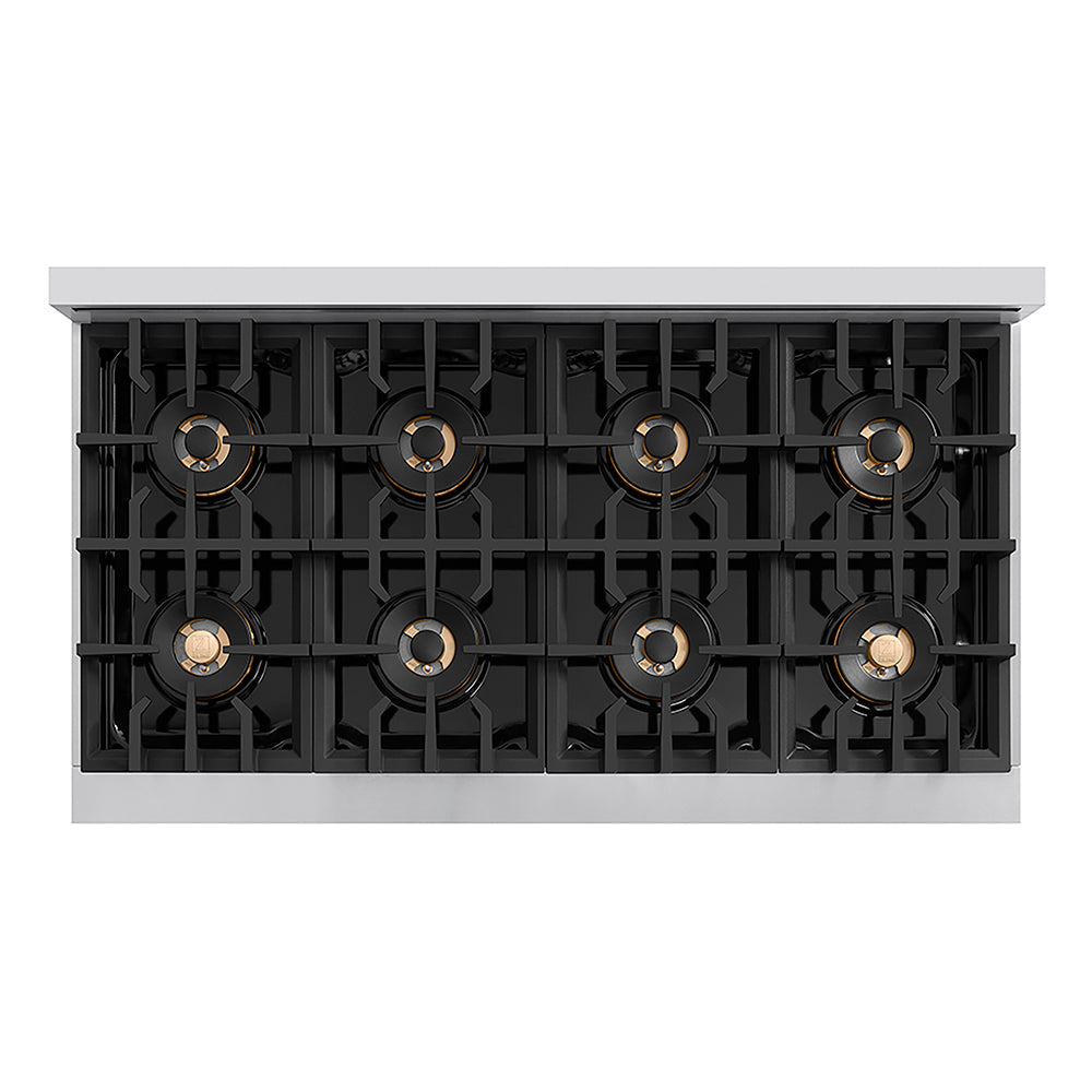 ZLINE 48 in. Classic Gas Rangetop with 8 Burner DuoPro™ Cooktop in Stainless Steel, Open Box-Excellent Condition