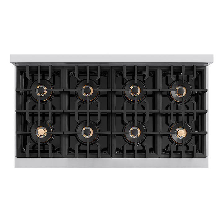 ZLINE 48 in. Classic Gas Rangetop with 8 Burner DuoPro™ Cooktop in Stainless Steel, Open Box-Excellent Condition