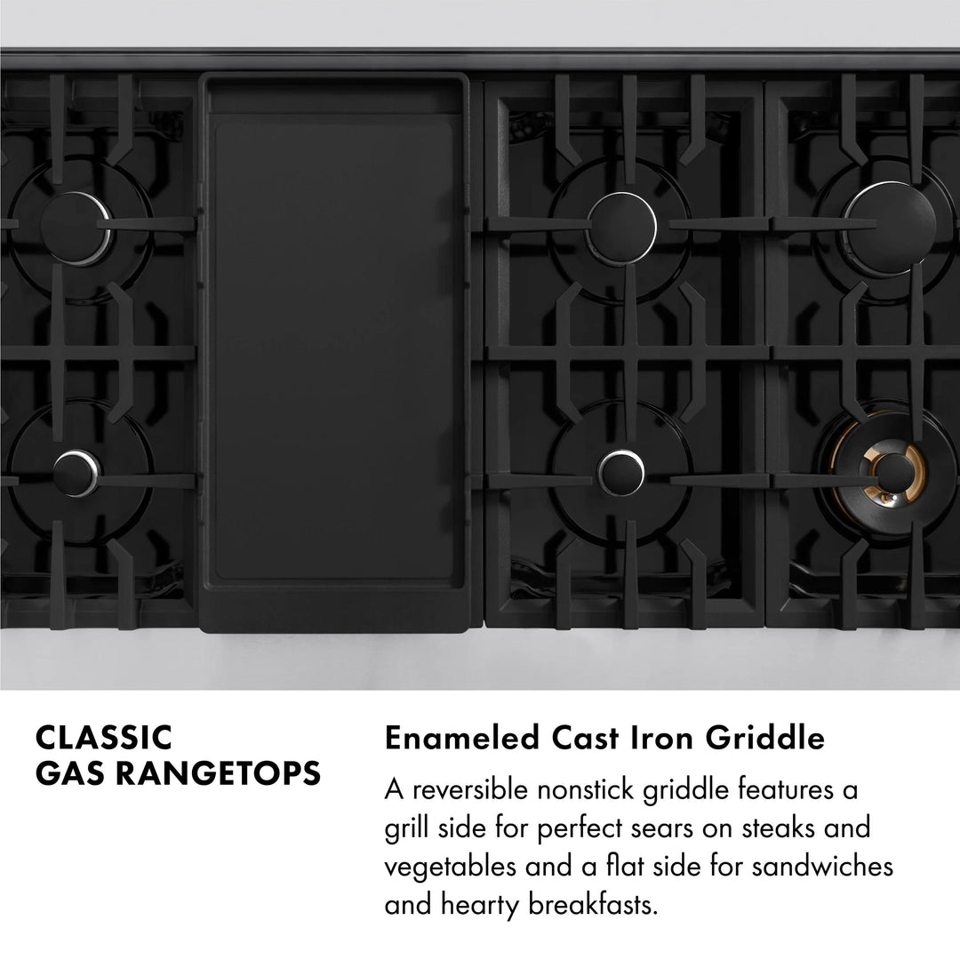 ZLINE Legacy Gas Rangetops with Brass Burners &amp; Griddle – 30", 36", &amp; 48"