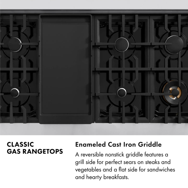 ZLINE Legacy Gas Rangetops with Brass Burners &amp; Griddle – 30", 36", &amp; 48"