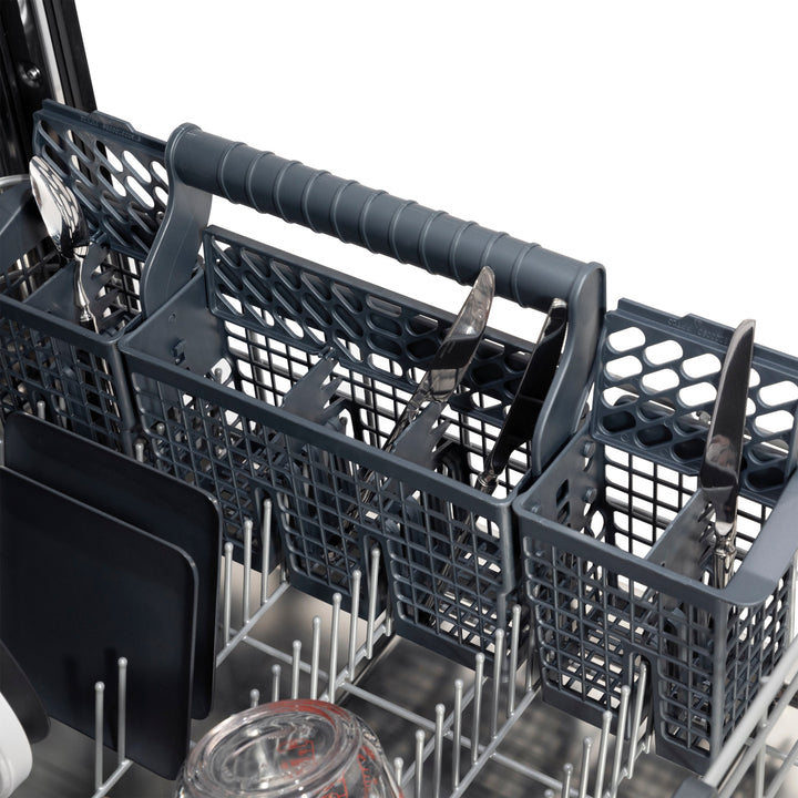 ZLINE 24 In. Monument Series 3rd Rack Top Touch Control Dishwasher in DuraSnow® Stainless Steel, 45dBa, DWMT-SN-24