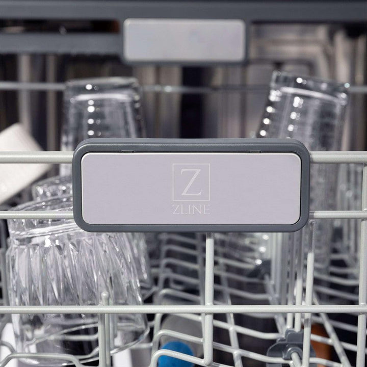 ZLINE Autograph Edition 30 in. Kitchen Package with Stainless Steel Dual Fuel Range, Range Hood, Dishwasher and Refrigerator with Champagne Bronze Accents (4KAPR-RARHDWM30-CB)