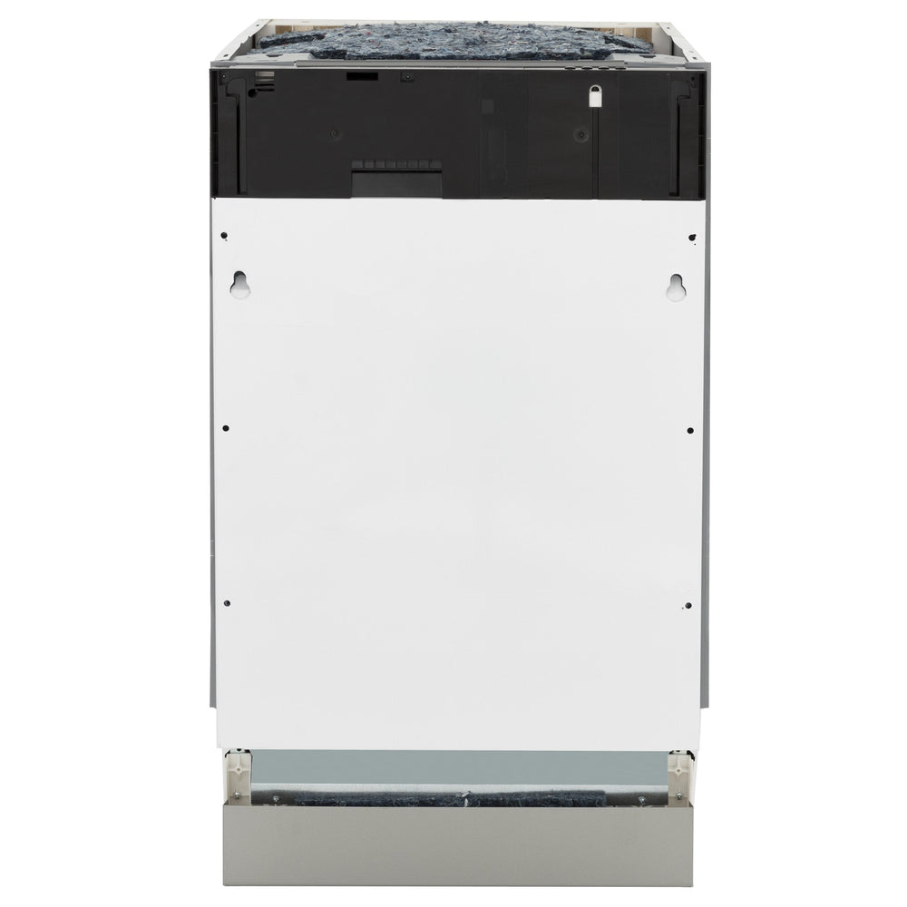 ZLINE 18" Compact Top Control Dishwasher Custom Panel Ready Red Matte