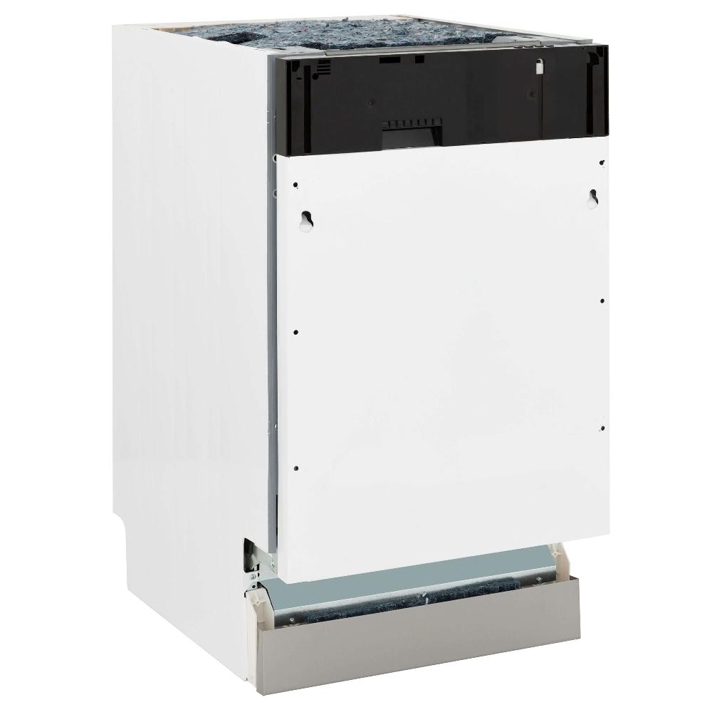 ZLINE 18 in. Tallac Series 3rd Rack Top Control Dishwasher in Custom Panel Ready with Stainless Steel Tub, 51dBa (DWV-18)