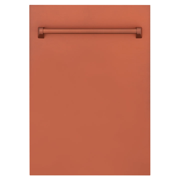 ZLINE 18" Tallac Dishwasher Panel in Copper with Traditional Handle (DPV-C-18)