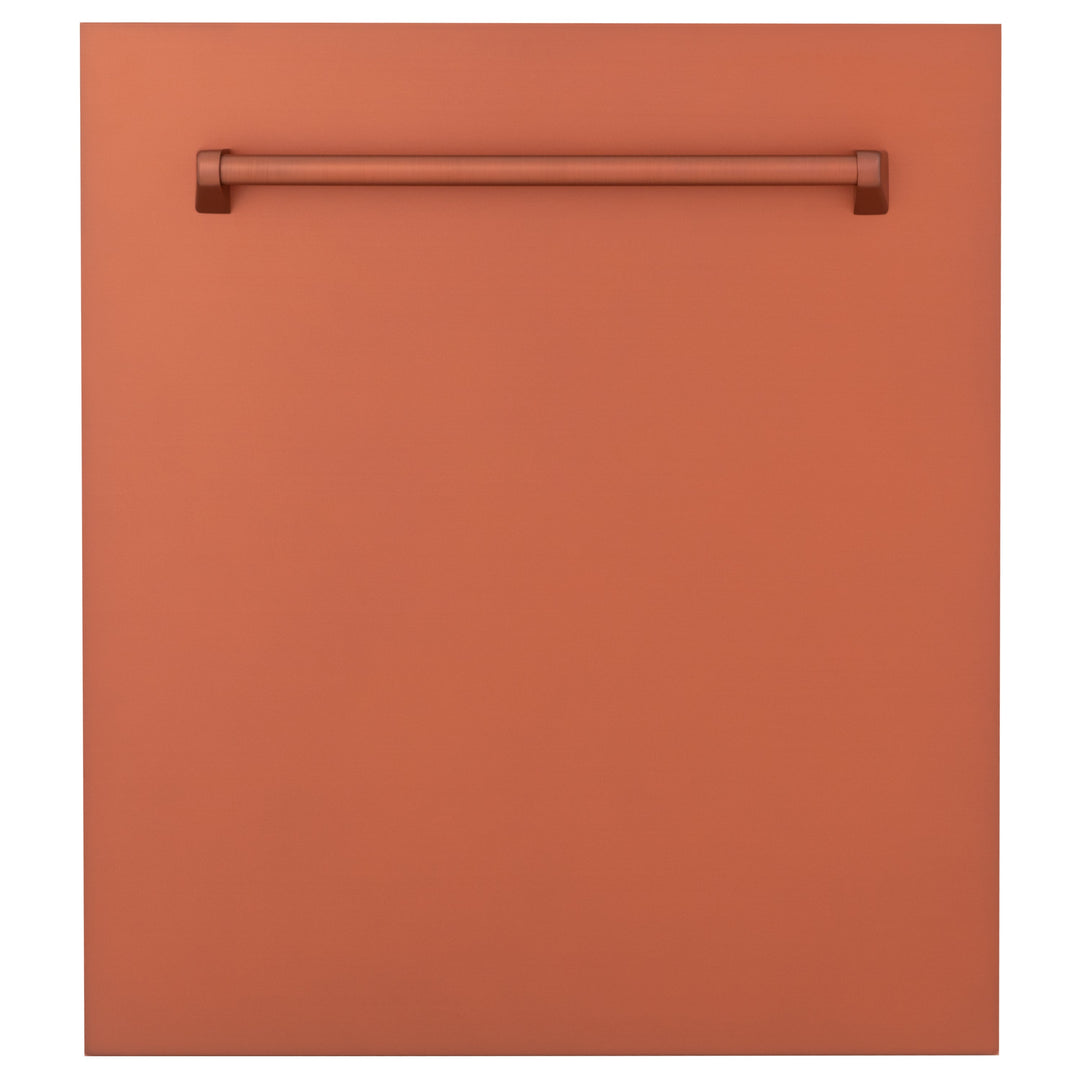 ZLINE 24" Tallac Dishwasher Panel in Copper with Traditional Handle (DPV-C-24)