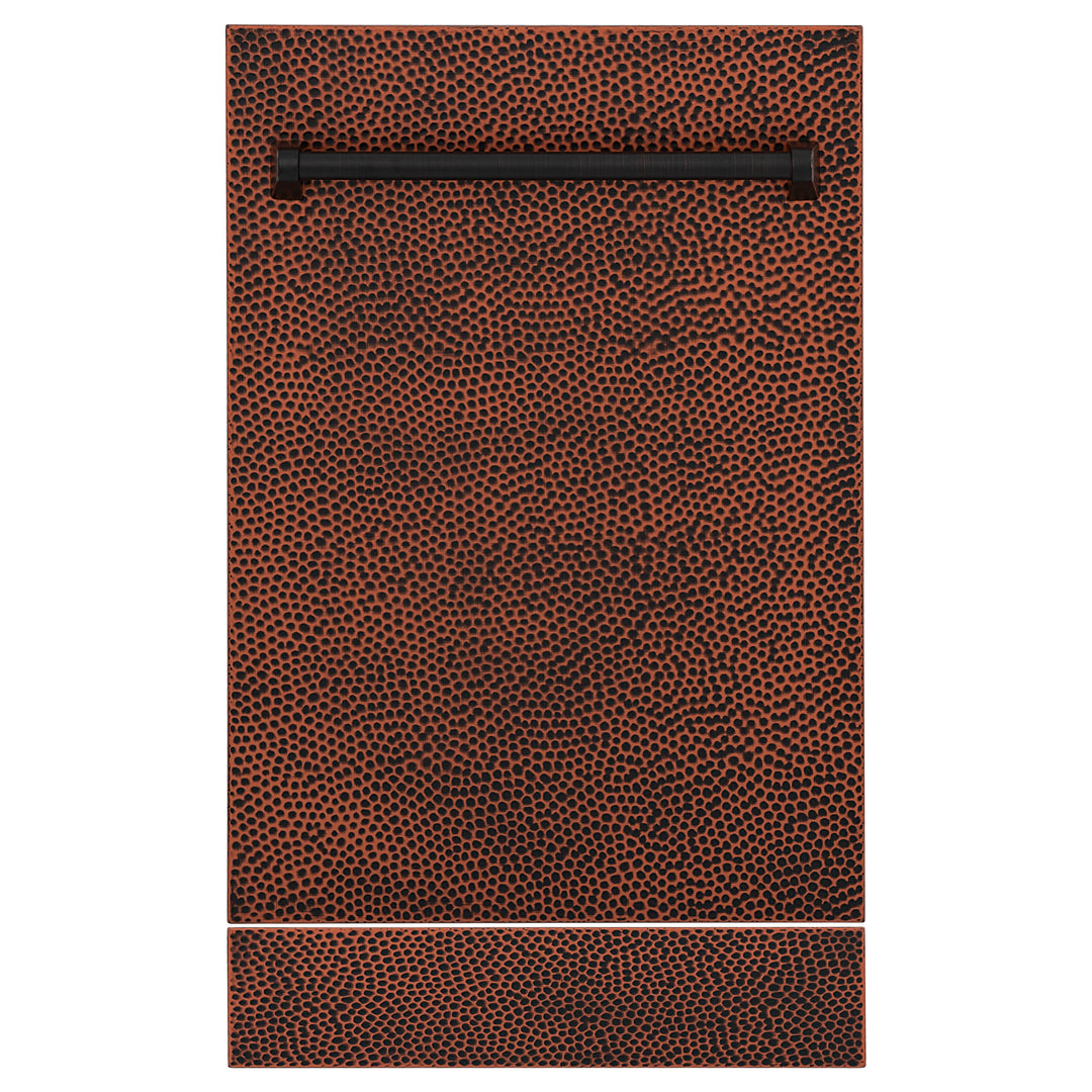 ZLINE 18" Tallac Dishwasher Panel in Hand-Hammered with Traditional Handle (DPV-HH-18)