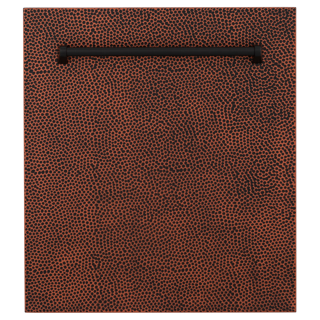 ZLINE 24" Tallac Dishwasher Panel in Hand-Hammered with Traditional Handle (DPV-HH-24)