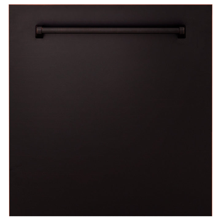 ZLINE 24" Monument Dishwasher Panel in Oil Rubbed Bronze with Traditional Handle (DPMT-ORB-24)