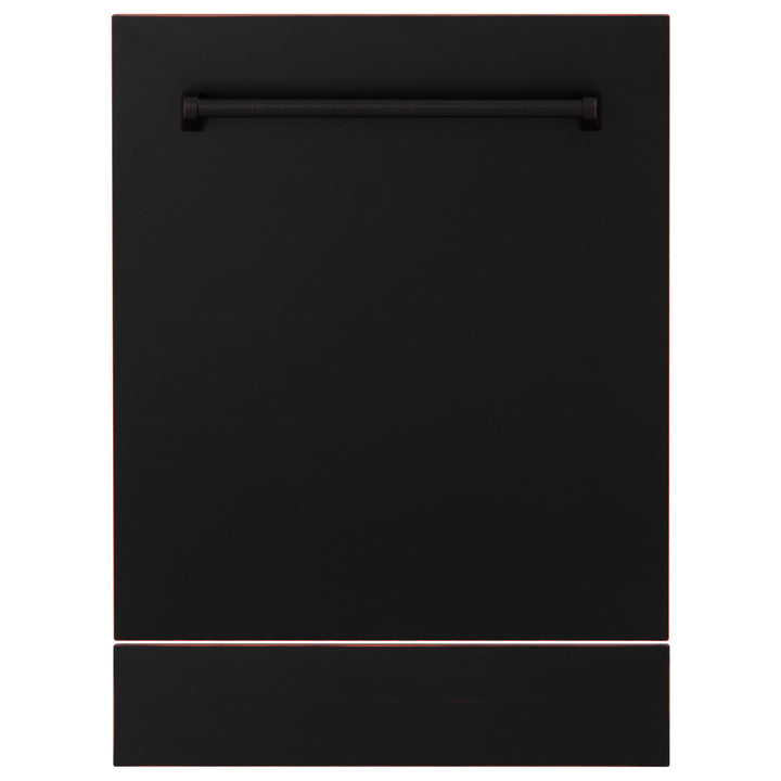ZLINE 24" Tallac Dishwasher Panel in Oil Rubbed Bronze with Traditional Handle (DPV-ORB-24)