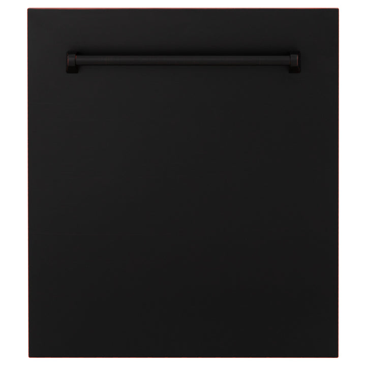 ZLINE 24" Tallac Dishwasher Panel in Oil Rubbed Bronze with Traditional Handle (DPV-ORB-24)